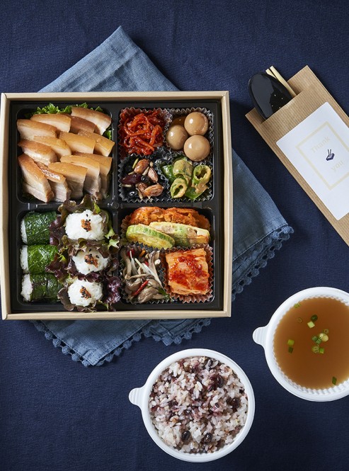 정찬 보쌈 & 쌈밥과잡곡밥 박스