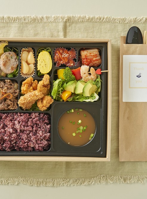 정찬 불고기 & 치킨가라아게 박스