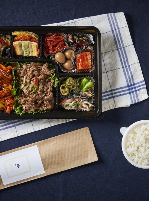 오징어볶음&불고기 도시락