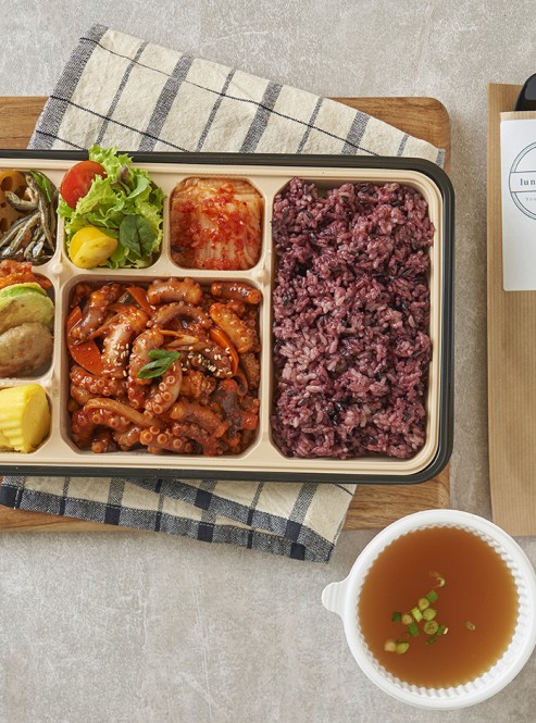 빅싱글 낙지볶음 도시락