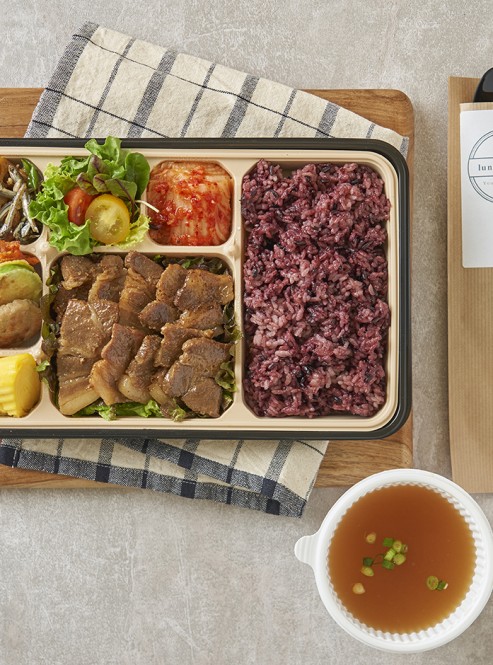빅싱글 돼지갈비 도시락