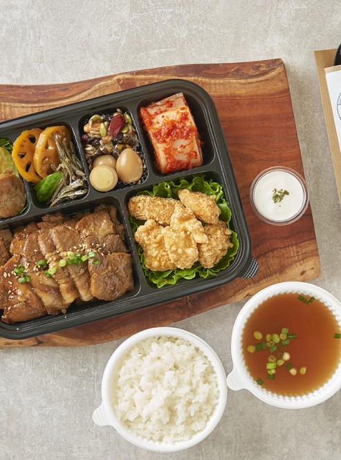 돼지갈비 도시락