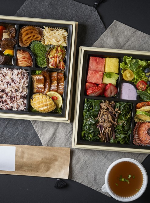 소갈비찜 & 장어구이 & 전복구이 도시락