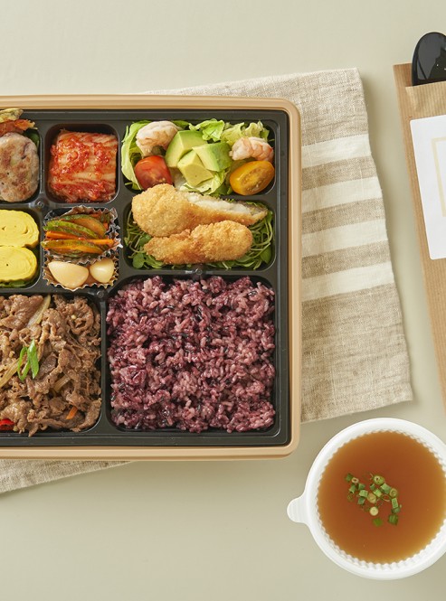 정찬 불고기 도시락