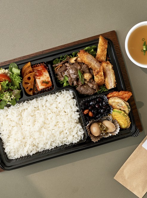 더블 불고기 돈까스 도시락