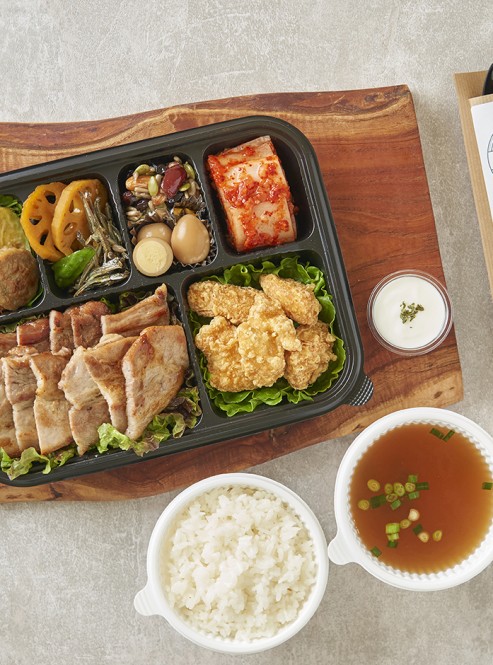 삼겹살구이 도시락