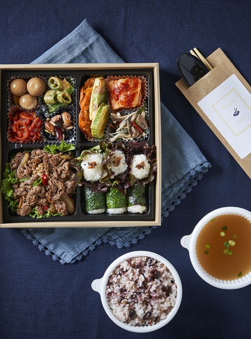 정찬 불고기 & 쌈밥과잡곡밥 박스