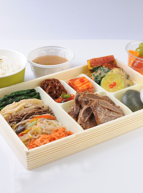 소갈비 한정식 도시락